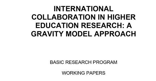 Иллюстрация к новости: Опубликован препринт стажера-исследователя ИНИИ Станислава Авдеева “International Collaboration in Higher Education Research: a Gravity Model Approach”